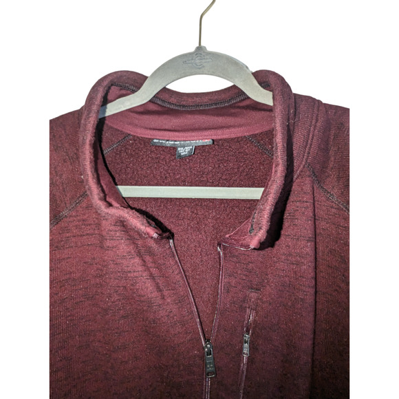 Swiss Tech Mens Maroon Full Zip Jacket Size 2XL Made in Jordan - Picture 7 of 10
